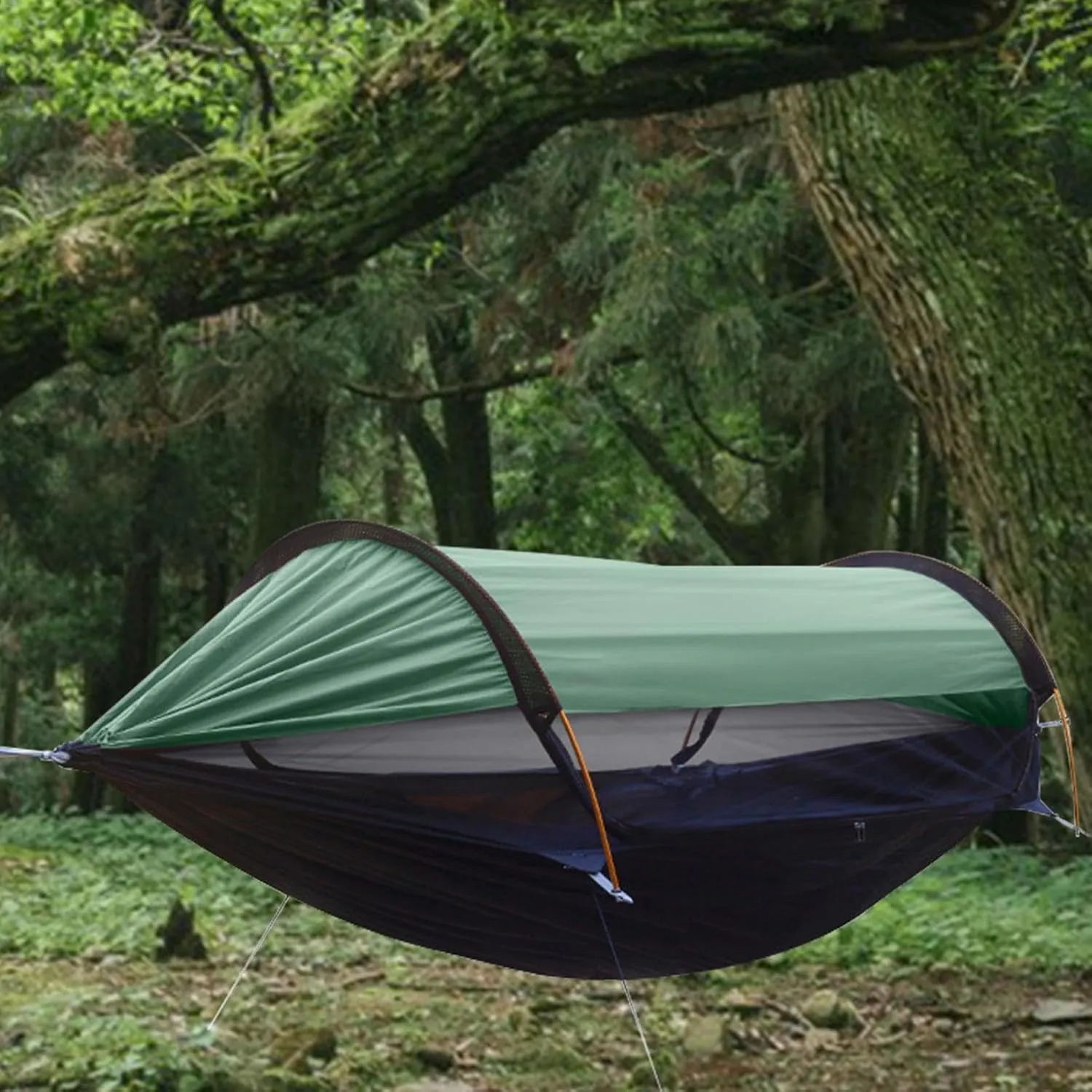 Camping Hammock | Nylon Portable Hammock Tent | Lightweight Travel Hammock | Hammock Net, Anti Rollover Jungle Hammock, Professional Camping Hammock, Double Hammock, Sleeping Hammock Bed