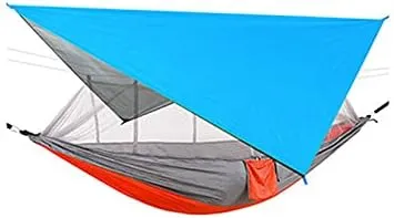 Camping Hammock with Net Lightweight, Hammocks for Outside, with Mosquito ?net Portable Breathable - for Indoor, Hiking, Travel, Backyard, Beach