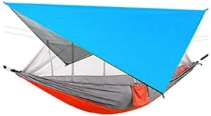 Camping Hammock with Net Lightweight, Hammocks for Outside, with Mosquito ?net Portable Breathable - for Indoor, Hiking, Travel, Backyard, Beach