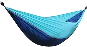 Camping Hammocks, Portable Travel Hammock, Folding Comfortable Durable Lightweight Breathable Easy to Install - for Camping, Travel, Backyard, Beach