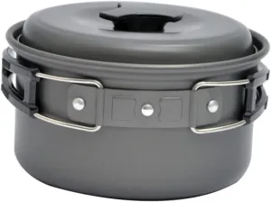 Camping Nonstick Pan Cooking Utensil Portable Cookware Tote for Outdoor Pot