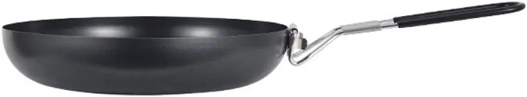 Camping Plate Folding Handle 9 Inch Nonstick Fry Pan Steak Pan Health Cookware for Steak Chicken