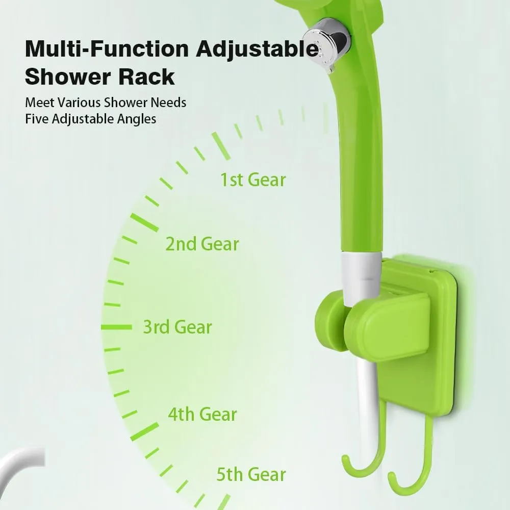 Camping Shower, Portable Camping Shower Pump RV Outdoor Shower Kit Camp Shower w Full Screen Intelligent Digital Display Adjustable Shower Kit for Backyard