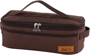 Camping Travel Cooking Utensils Organizer Travel Bag Portable Pouch Bag for BBQ Camp Cookware Kitchen Coffee