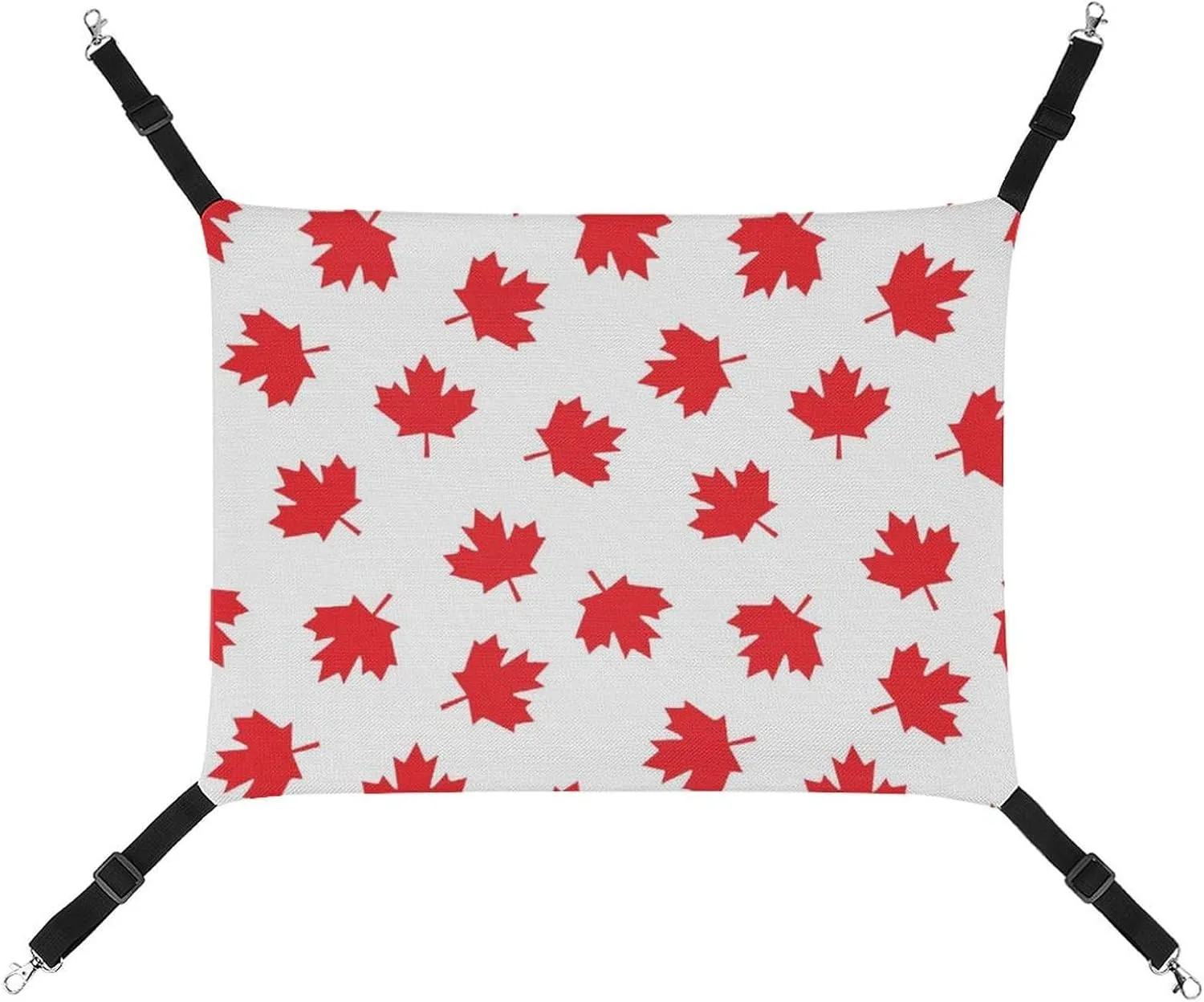 Canada Maple Leaf Hanging Cat Bed Soft Breathable Pet Hammock for Cage Pet Sleeper for Kitten Ferret Puppy Rabbit, style, 20240327