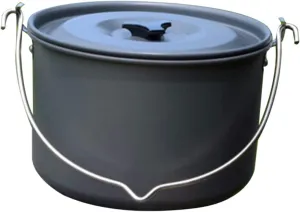 Capacity Lightweight Camping Pot Portable Outdoor Cooking Cookware for Picnic Tourist Use Easy to Clean Non Stick Design for People