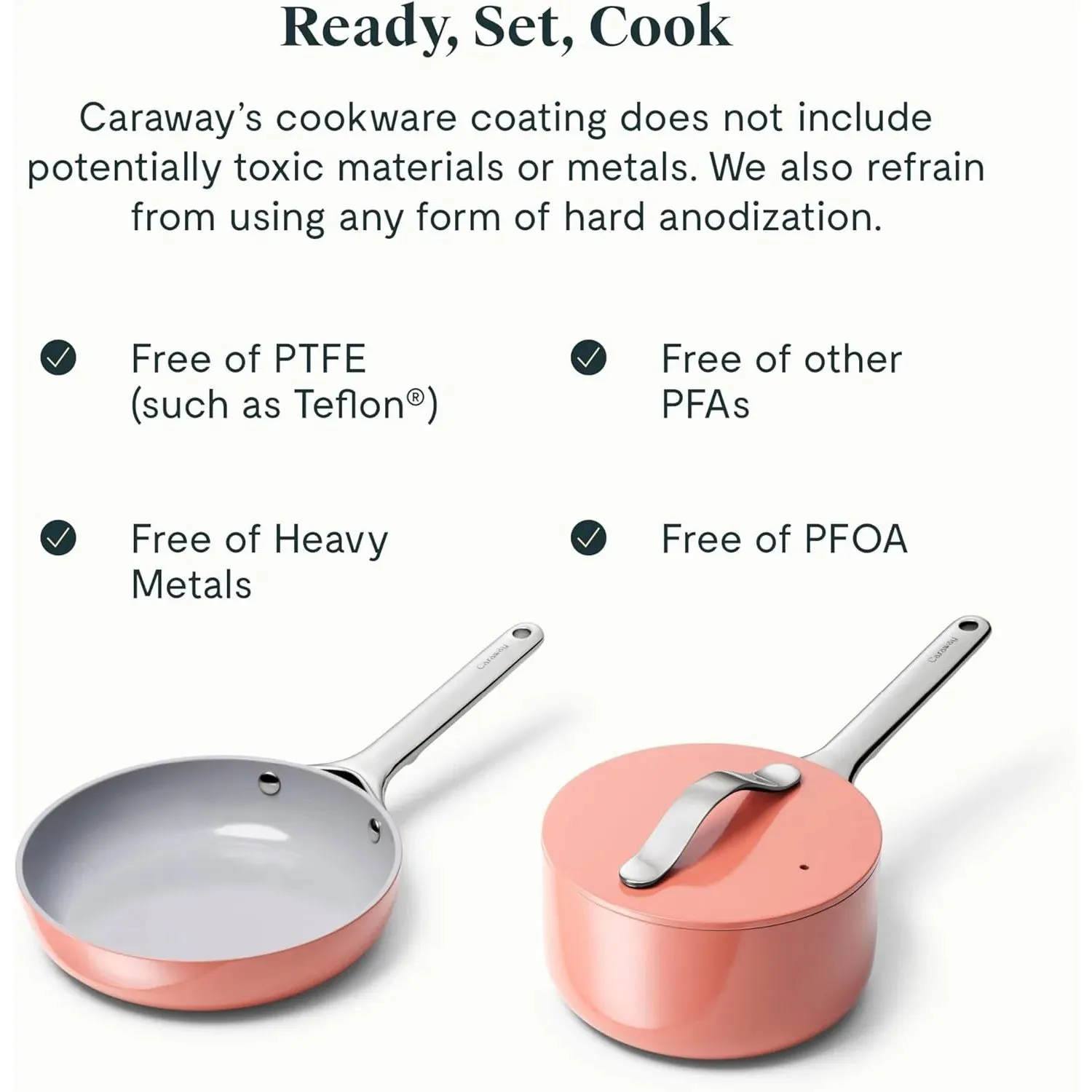 Caraway Mini Cookware Set with Fry Pan & Sauce Pan