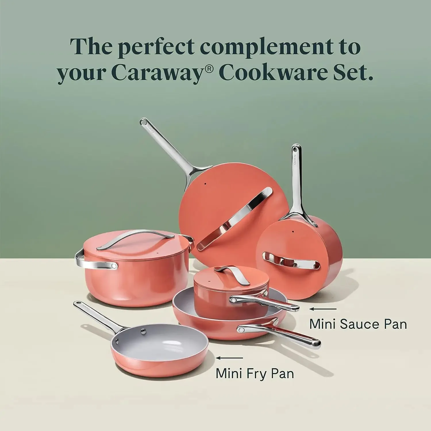 Caraway Mini Cookware Set with Fry Pan & Sauce Pan