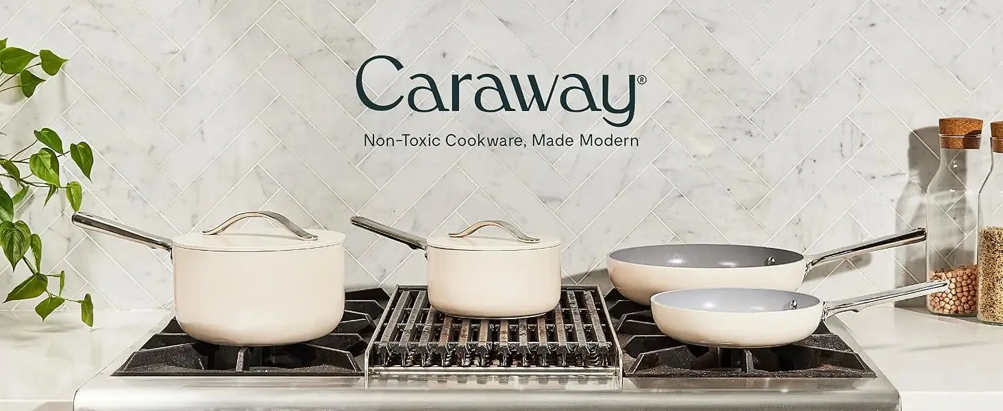 Caraway Mini Cookware Set with Fry Pan & Sauce Pan