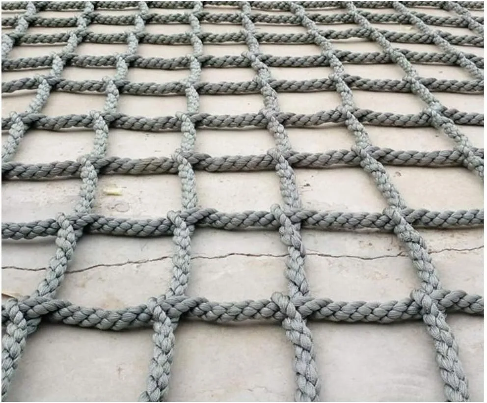 Cargo Climbing Net Outdoor Treehouse Nylon Truck Trailer Nets Playground Heavy Duty Swings Net Safety Net Cargo Net Child Playground Climbing Netting Dia 6mm (Size : 1X1m/3.3X3.3ft)