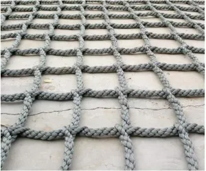 Cargo Climbing Net Outdoor Treehouse Nylon Truck Trailer Nets Playground Heavy Duty Swings Net Safety Net Cargo Net Child Playground Climbing Netting Dia 6mm (Size : 1X1m/3.3X3.3ft)