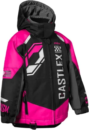 Castle X Toddler Strike G5 Jacket (Pink Glo/Black/Silver - 4T)
