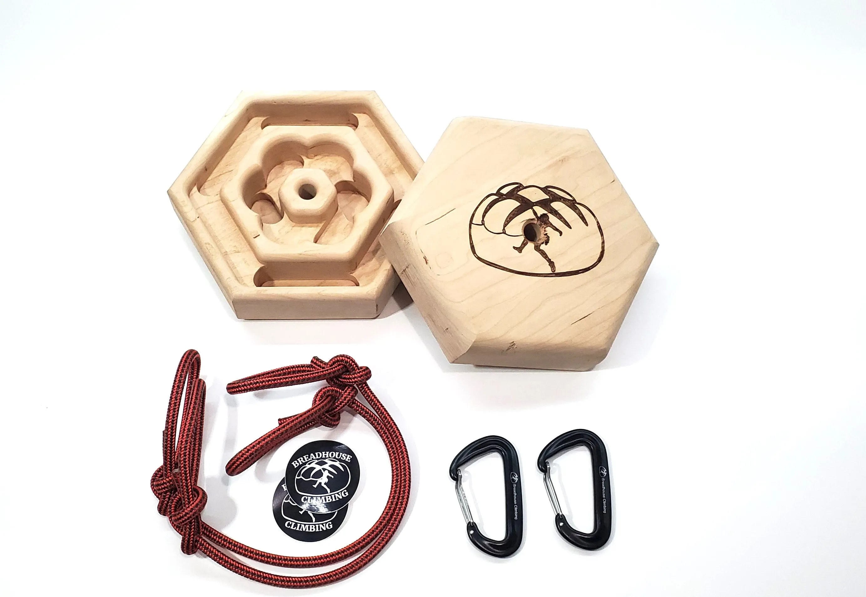 Cherry Pretzel Hangboard