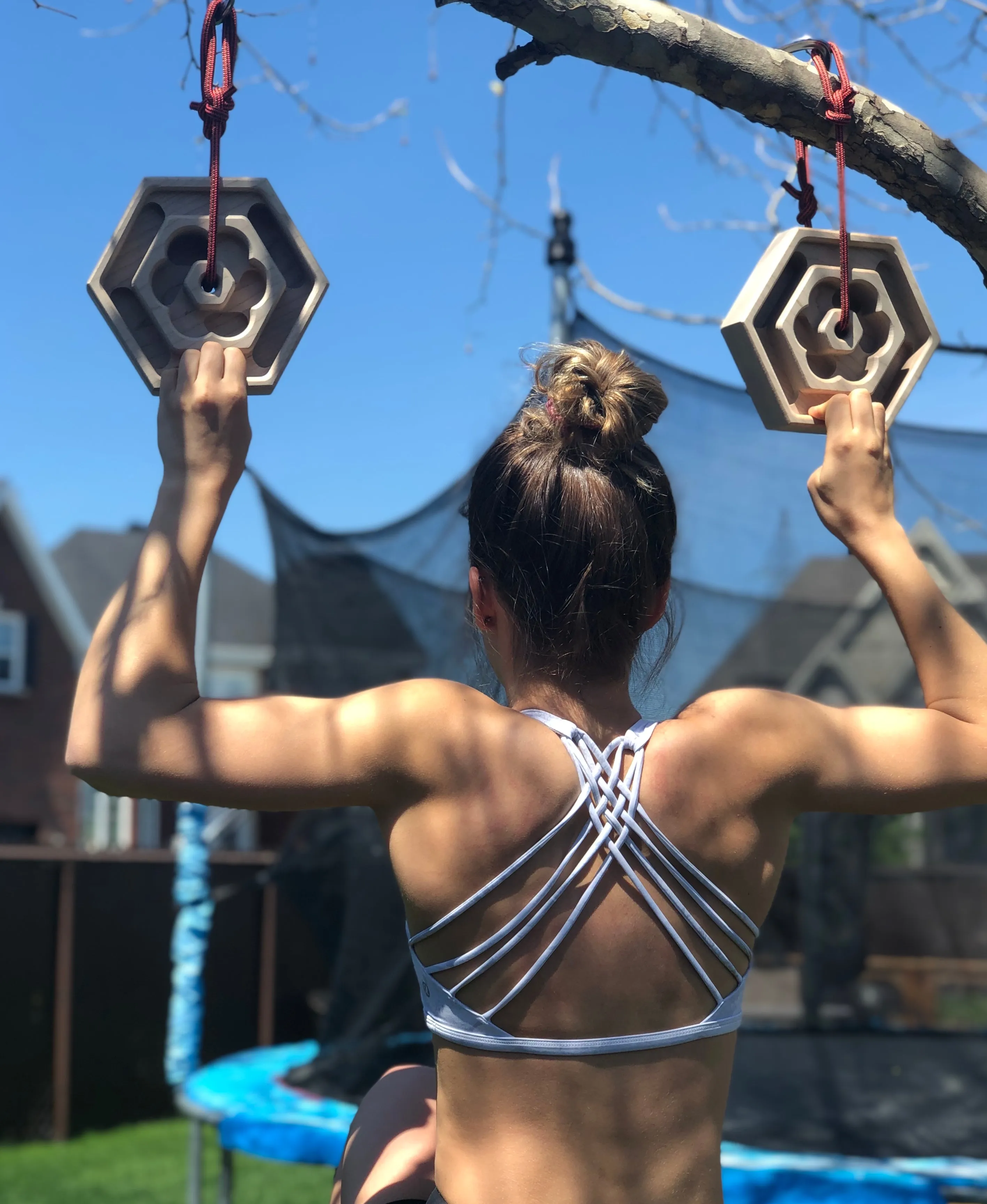 Cherry Pretzel Hangboard