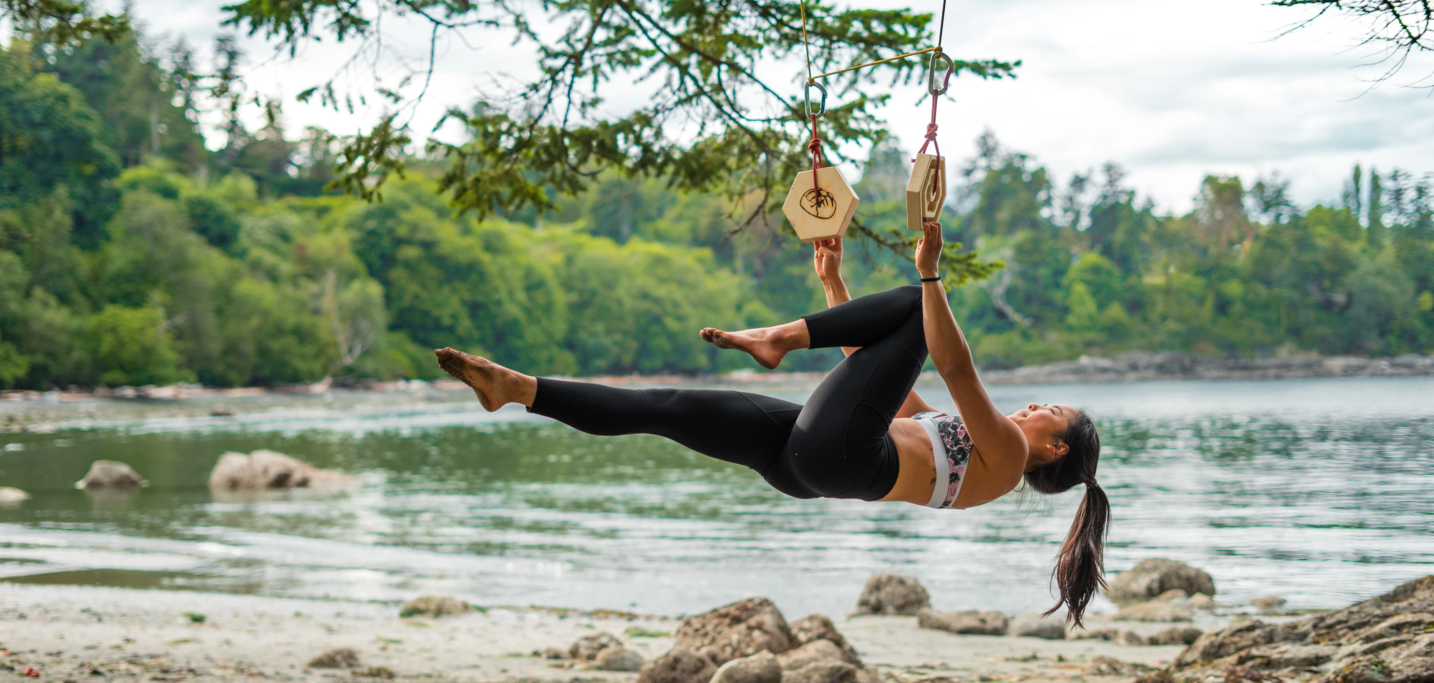 Cherry Pretzel Hangboard
