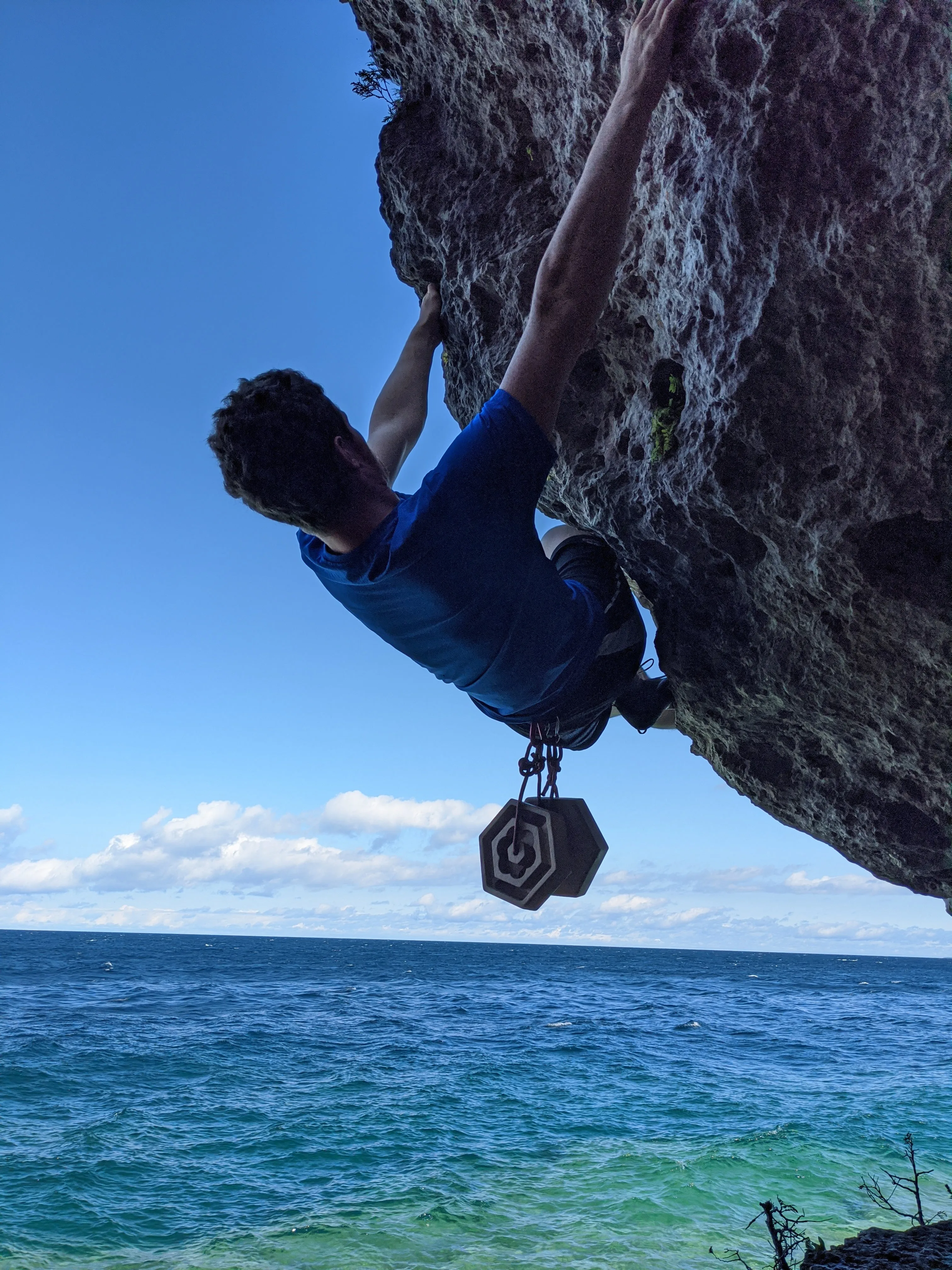 Cherry Pretzel Hangboard