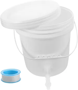CHILDWEET Collapsible Sink Camping 10l Large Capacity Water Storage Bucket with Faucet