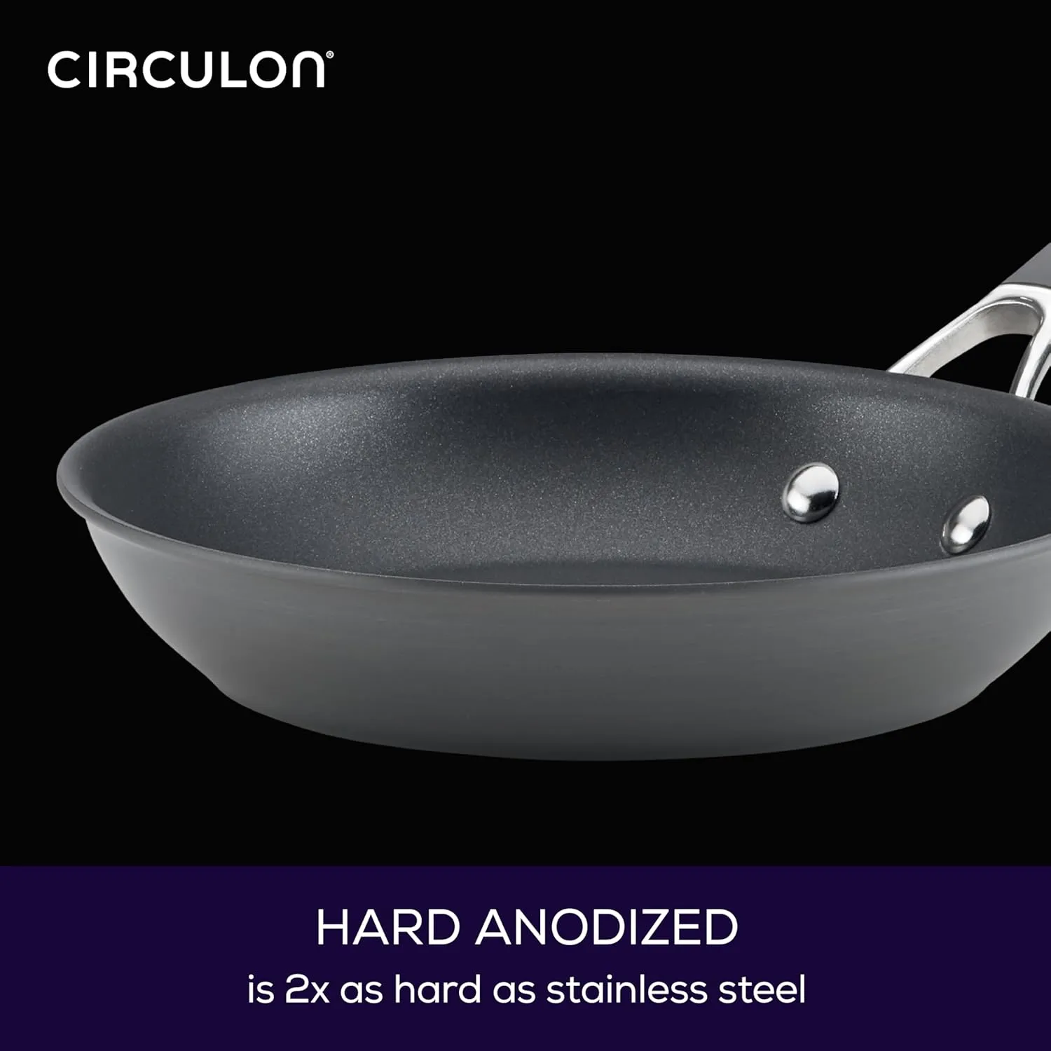 Circulon 83903 Radiance Hard Anodized Nonstick Cookware Pots and Pans Set, 10 Piece, Gray