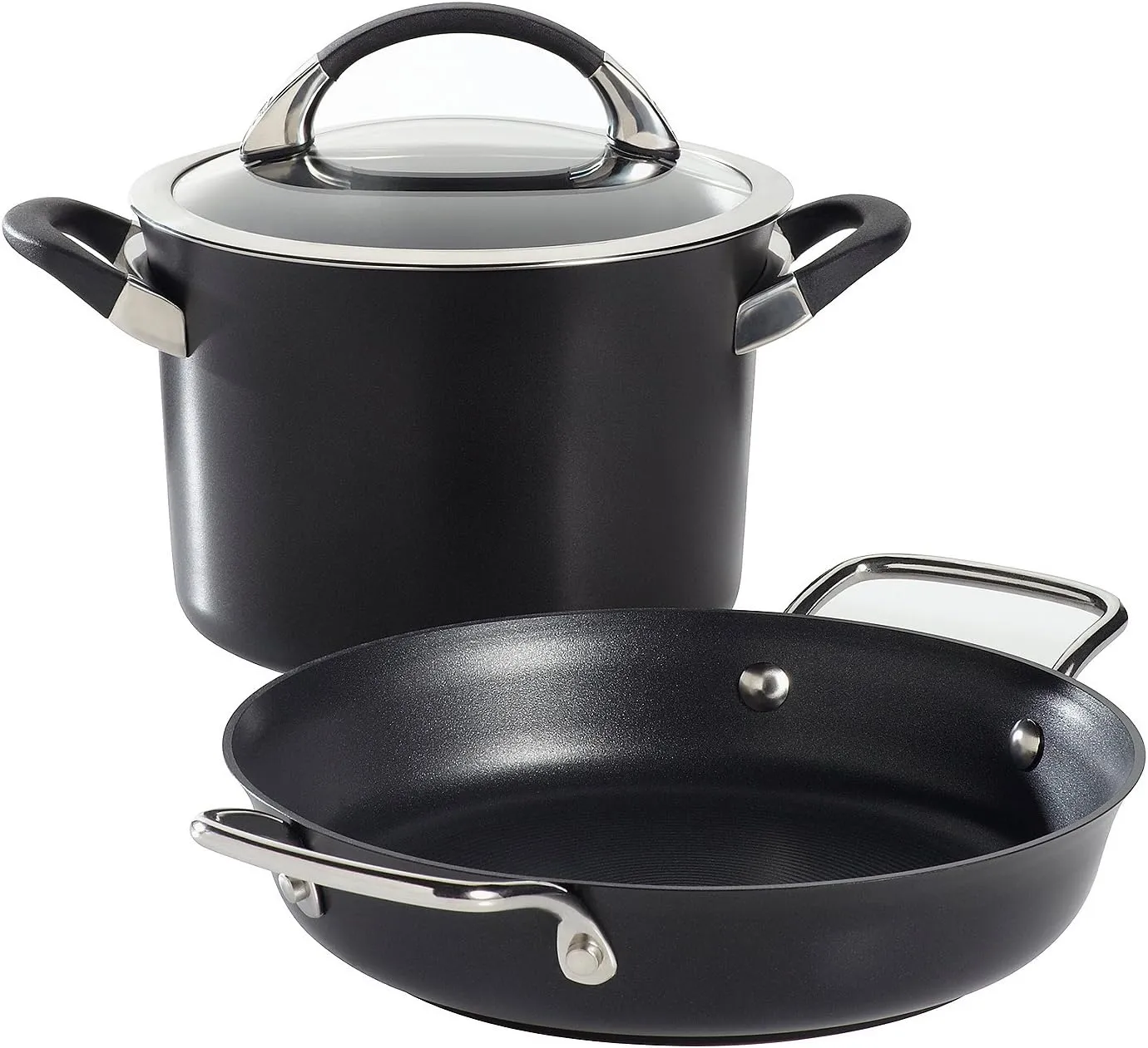 Circulon Symmetry 3-pc. Hard-Anodized Nonstick Cookware Set