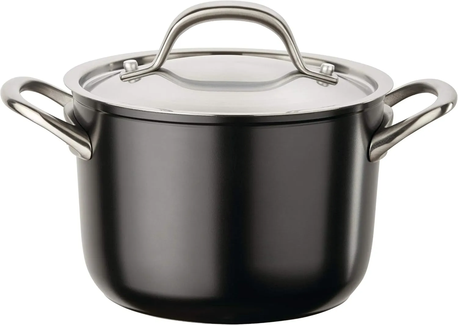 Circulon Ultimum Nonstick Sauce Pan/Saucepan with Lid, 3 Quart, Black