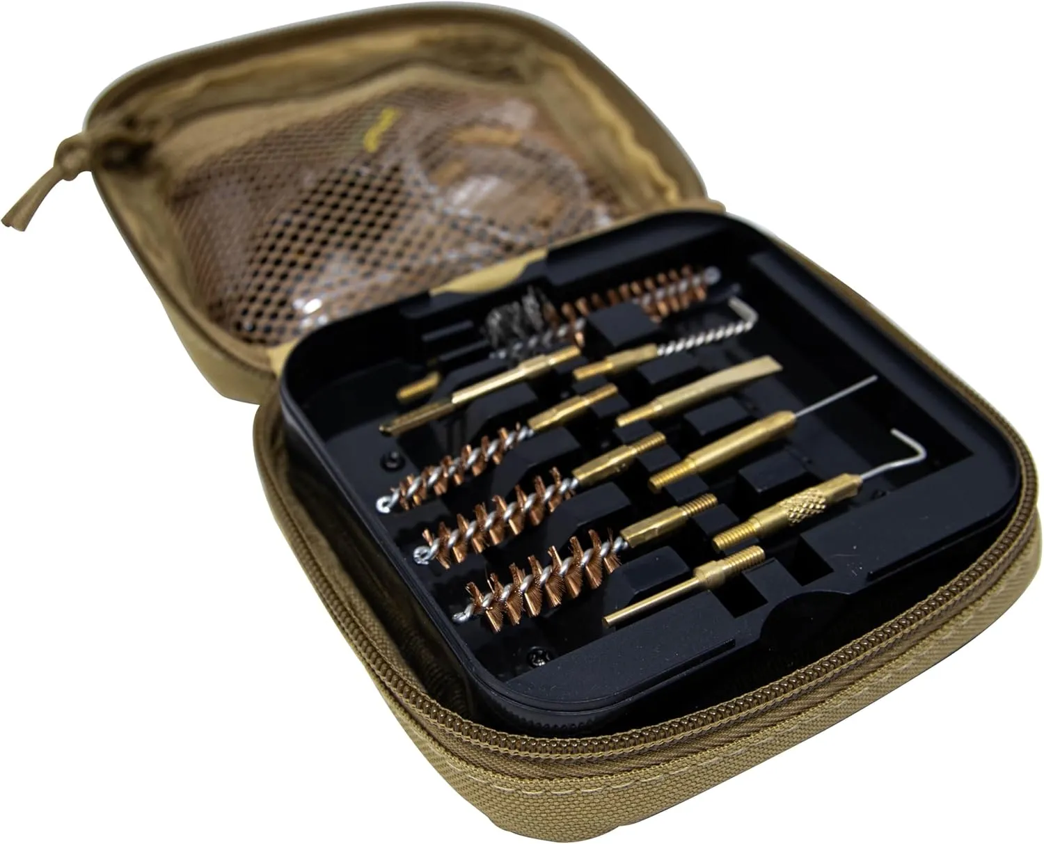 Clenzoil Tactical Gun Cleaning Kit | .223, 5.56mm, 380, 9mm, 300, 7.62mm | Rifle & Pistol Kit | Includes CLP, Bore Brushes, Patches, Tools & More