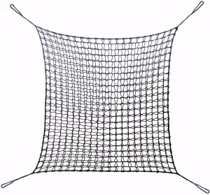 Climbing Cargo Net for Kids - Double Layers Heavy Duty Playground Safety Net, Outdoor Climbing Net for Treehouse Accessories, Backyard, Jungle Obstacle Training & Adventure(3.2x9.8ft),Black