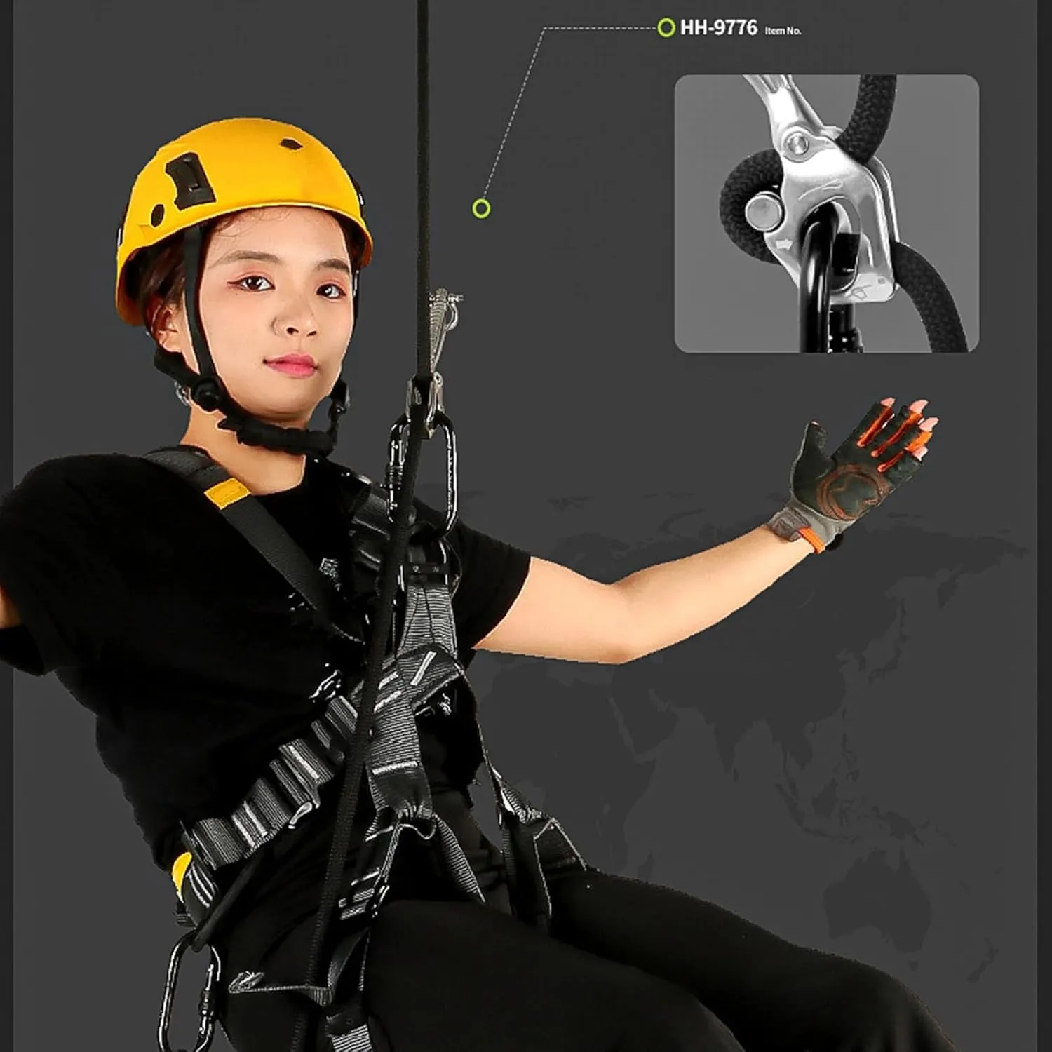 Climbing Descender，Stainless Steels Climb Descender Rigging Plate Rappel Rock Climbing Rescuing Device Downhill Equipment Heavy Duty