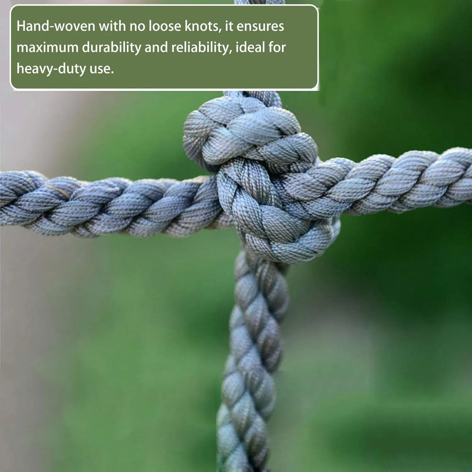 Climbing Frame Net for Outdoor Kids,Heavy Duty Climbing Net for Swing Set,Cargo Net,Playground Backyard Adventure Safety Net,Rope Ladder,100x100cm,10cm 6mm