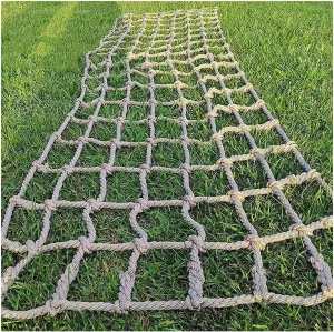 Climbing Net for Kids Outdoor Heavy Duty Climbing Cargo Net Playground Netting Tree Net Hammock Safety Rope Ladder for Inside, Outside, Backyard,1x3.5m(3.3x11.5ft)