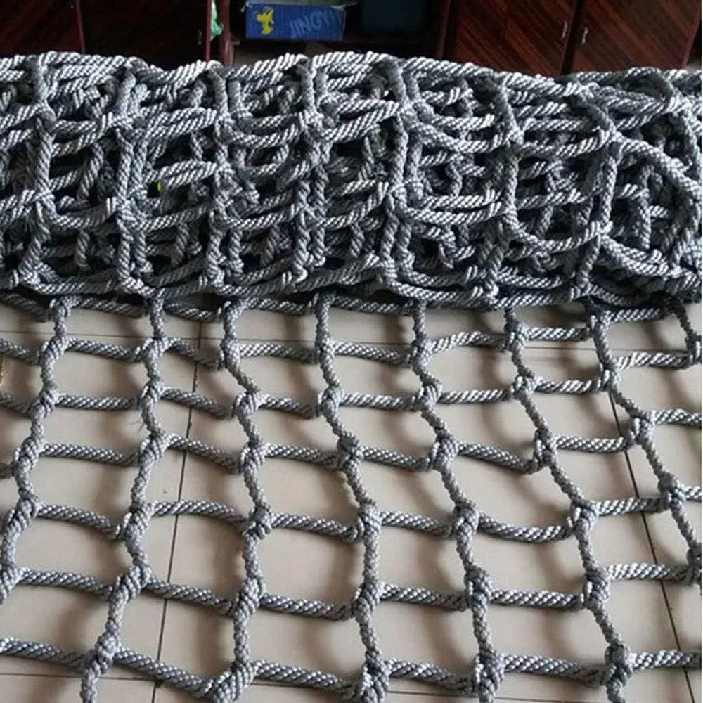 Climbing Net for Kids,Safety Nets Cargo Rope Ladder Truck Trailer Heavy Duty Netting Balcony Banister Stair Protection Fence Decor Mesh Nets Netting,for Container Grid Rail Playground Indoor Outdoor