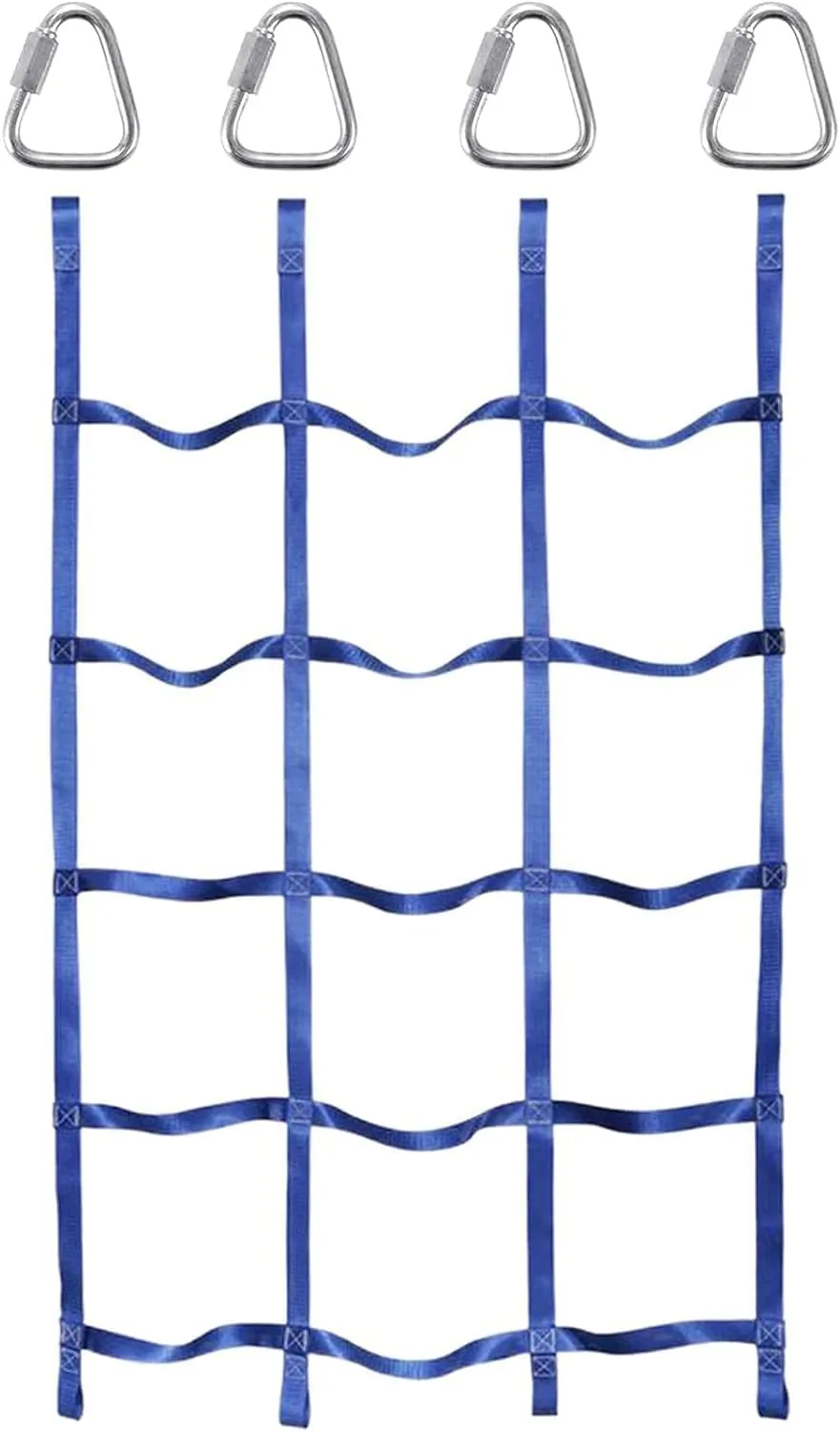 Climbing Net, Heavy Duty Climbing Cargo Net Rope Ladder, Outdoor Cargo Net for Climbing (Color : Dark Blue)
