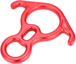 Climbing Rappel Descender s, Terminal 8 Descender, Aluminum Alloy Descender for Outdoor Climbing Rappel