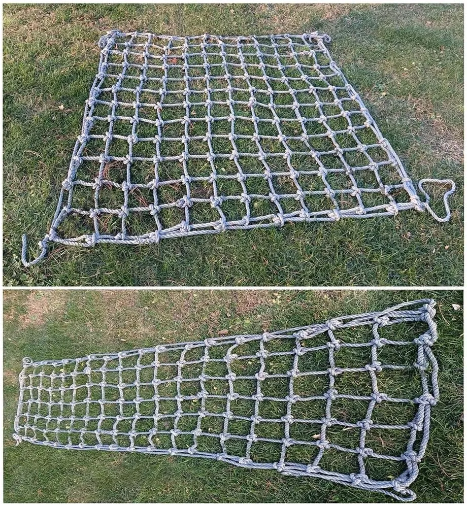 Climbing Rope Net,6mm Climbing Net for Kids Adult Playground Tree Nylon Play Giant Mesh Heavy Duty Cargo Toddler Climbing Climb Net(6mm*10cm,1X6m/3.3X19.69ft)
