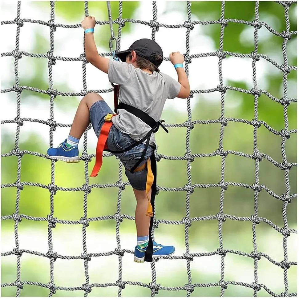 Climbing Rope Net,6mm Climbing Net for Kids Adult Playground Tree Nylon Play Giant Mesh Heavy Duty Cargo Toddler Climbing Climb Net(6mm*10cm,1X6m/3.3X19.69ft)