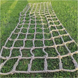 Climbing Rope Net,Safety Nets Rope Playground Play Heavy Duty Cargo Netting Outdoor Swing Set Swingset Ladder Decor(Size:156x195 Inch)