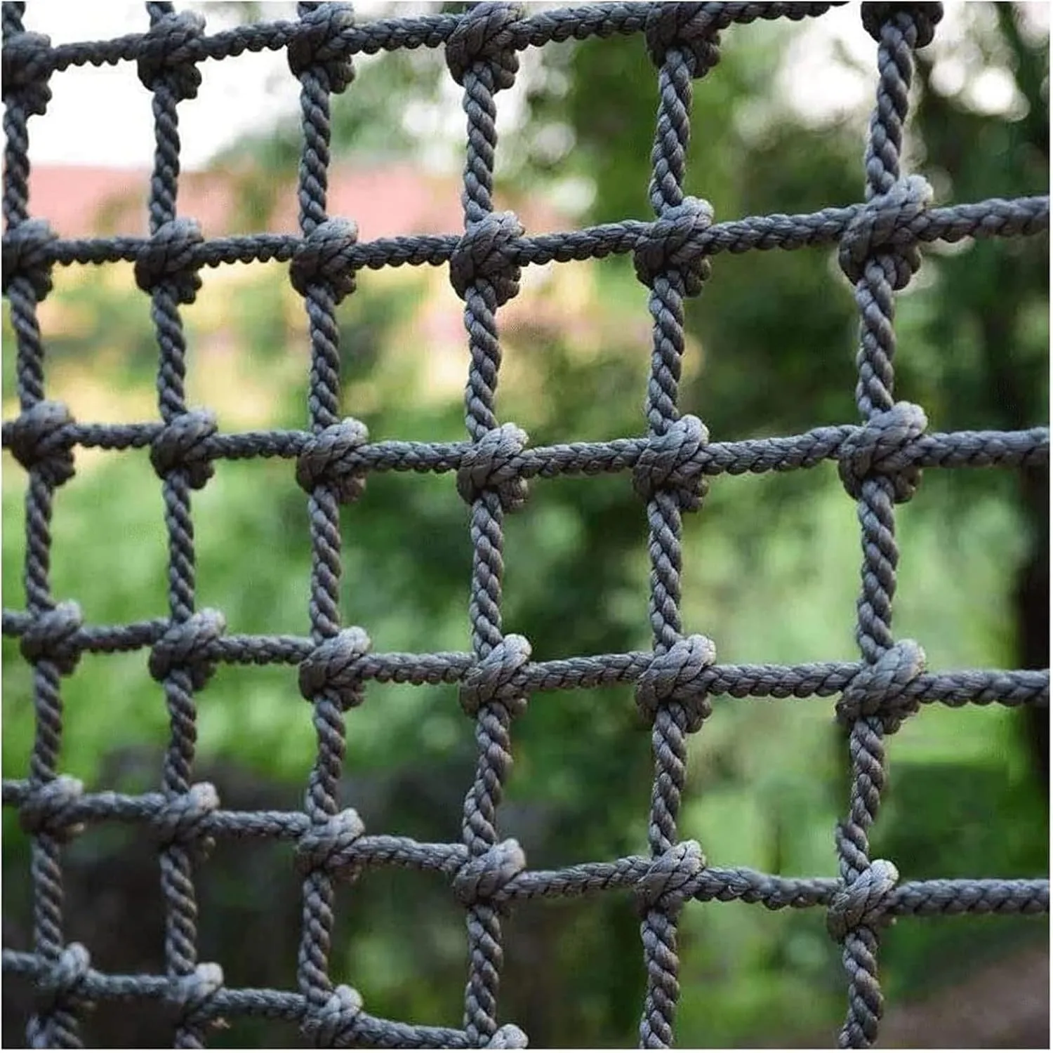 Climbing Rope Netting, Heavy Duty Cargo Net, Backyard Playground Net, Climbing Rope Ladder for Adults, Fitness Net, Wall Decorative(Size:2 * 2m(6.6 * 6.6ft))