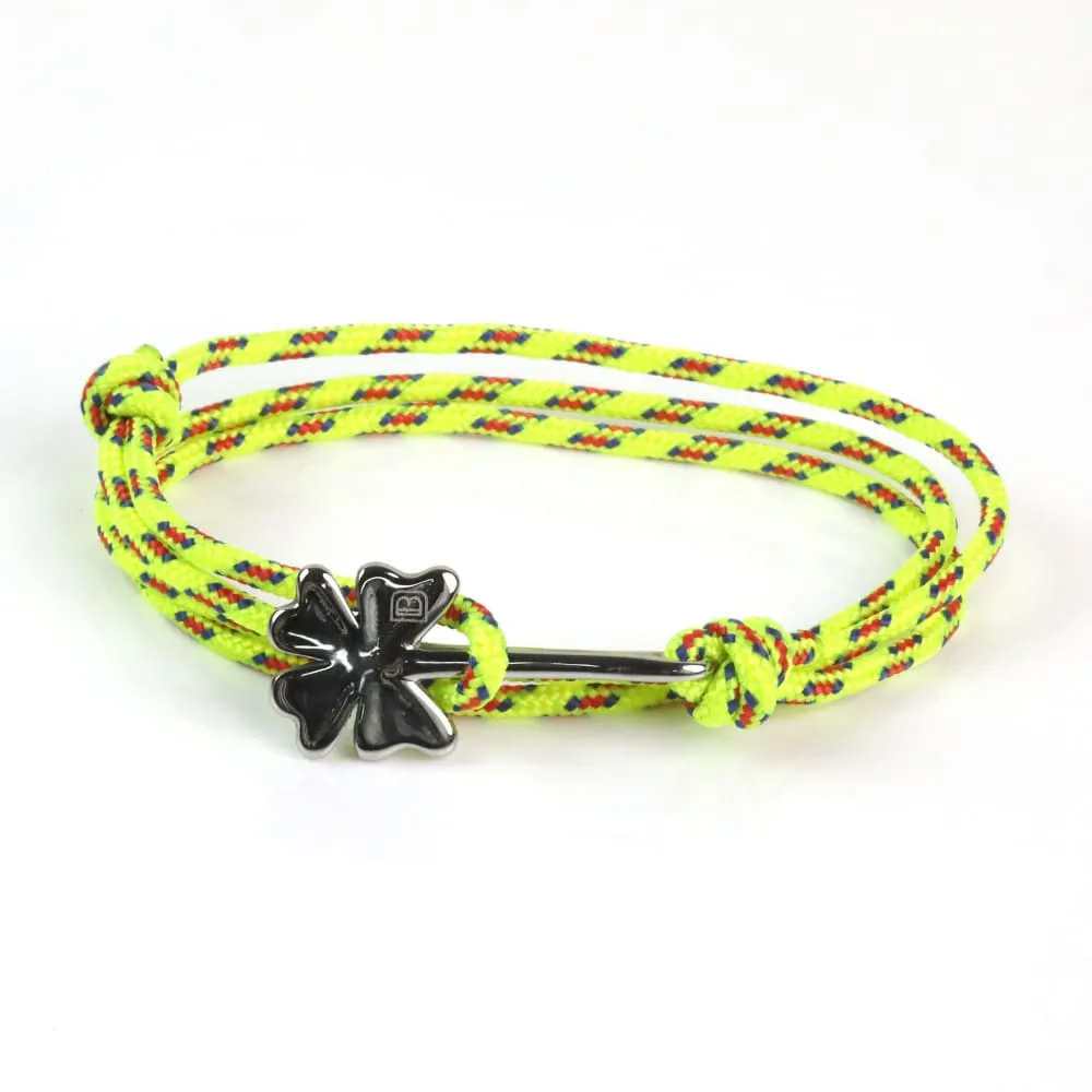 Clover Bracelet on Rope
