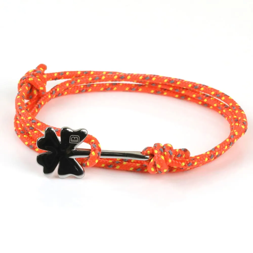 Clover Bracelet on Rope