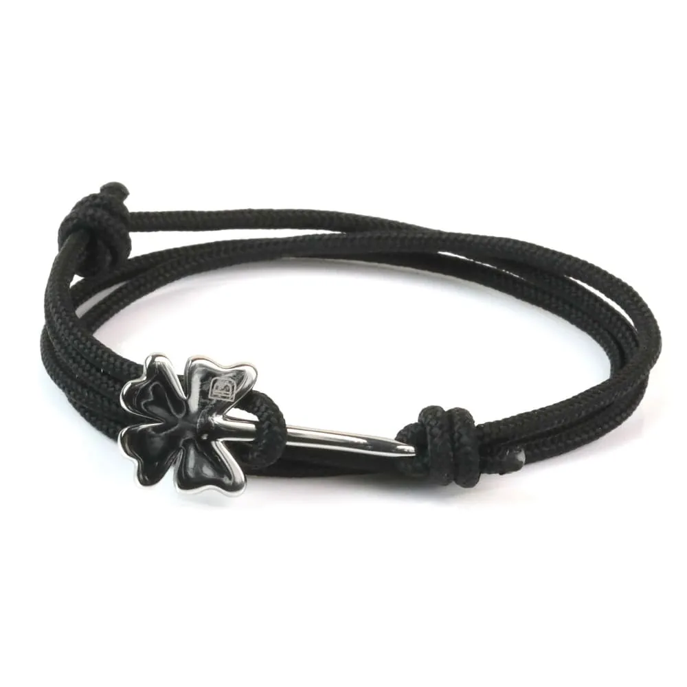 Clover Bracelet on Rope