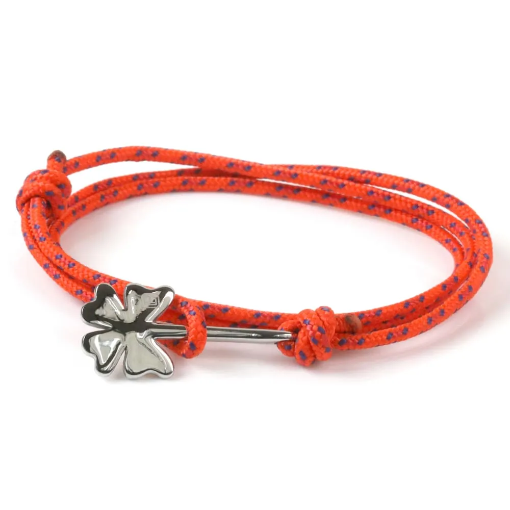 Clover Bracelet on Rope