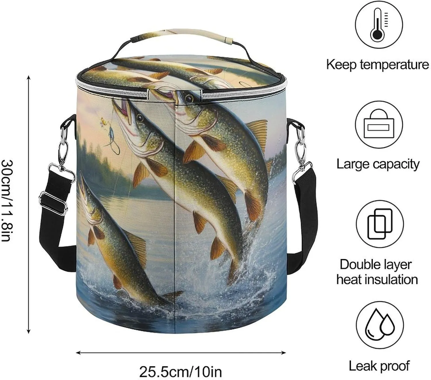 Collapsible Insulated Ice Chest for Adults Camping, Picnic, Beach, Travel Cooler