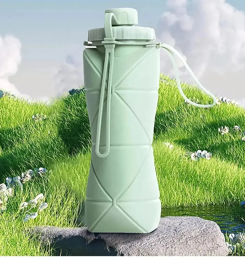 Collapsible Silicone Water Bottle