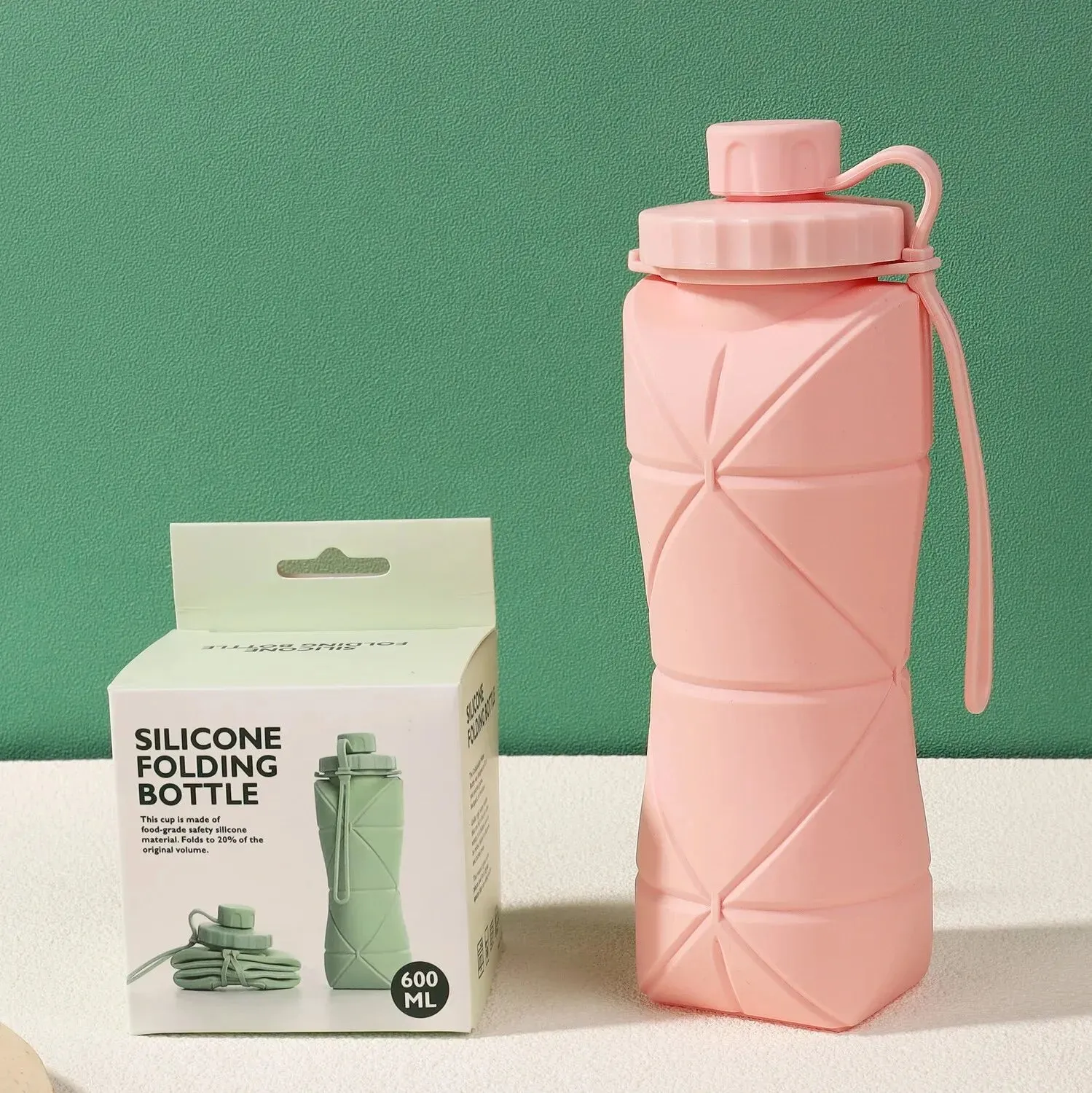 Collapsible Silicone Water Bottle