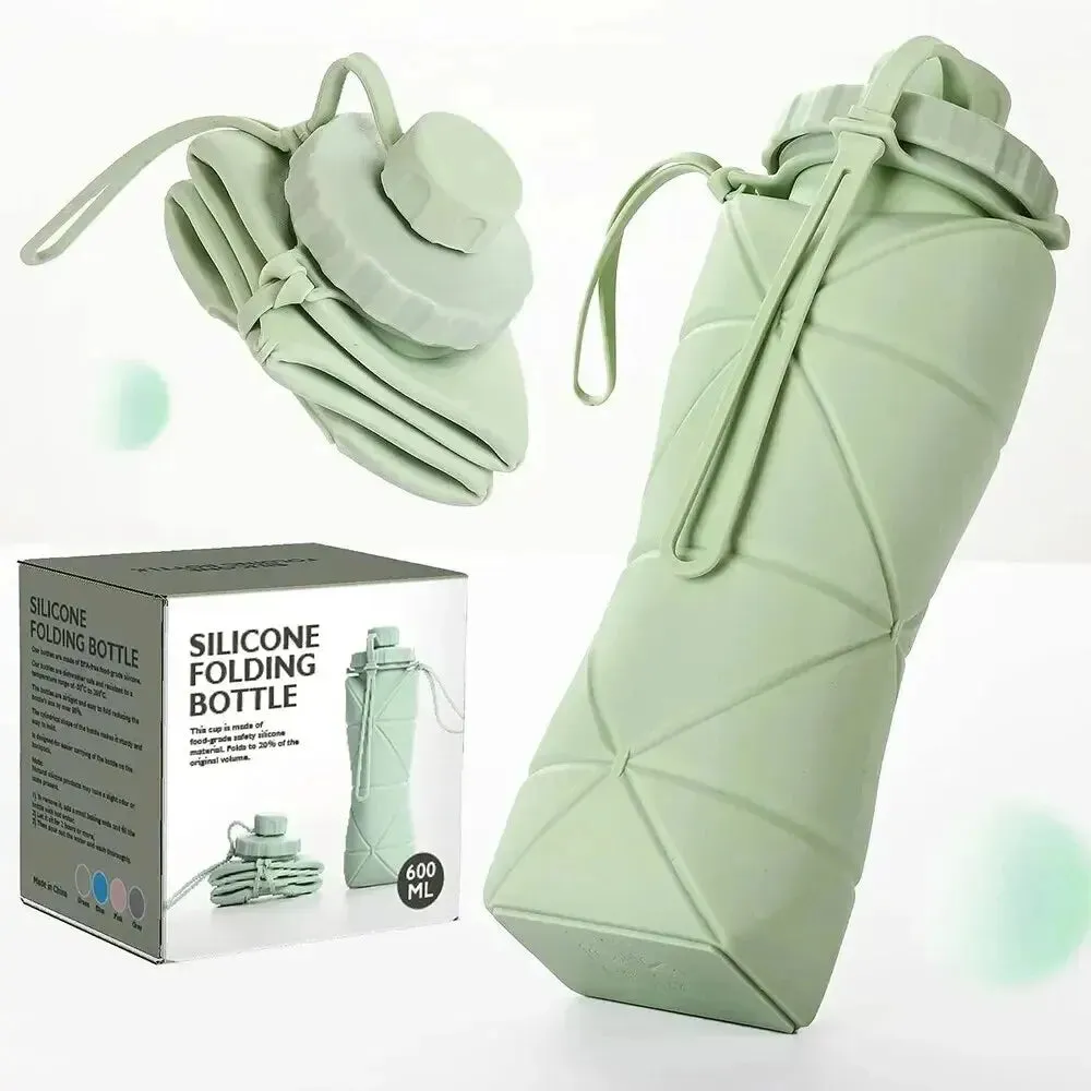 Collapsible Silicone Water Bottle