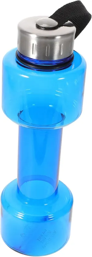 Collapsible Sports Water Bottle 750ml Dumbbell Water Bottle Random Color