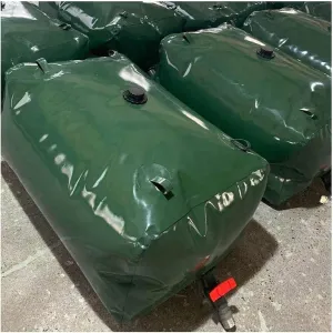 Collapsible Water Container, Portable PVC Large Capacity Water Storage Bag for Outdoor Outdoor Camping, Hiking, Self-Driving, Customizable (Color : Green, Size : 350L/1x0.7x0.5m)