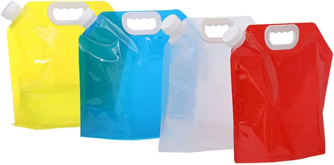 Collapsible Water Storage Bag Emergency Outdoor Water Bag Leakproof Easy to Carry