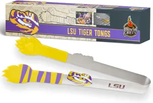 Collegiate Tongs - Rust Resistant Kitchen & BBQ Grilling Tongs - Ideal Gift for Tailgaters, Campers and Outdoor Cooking