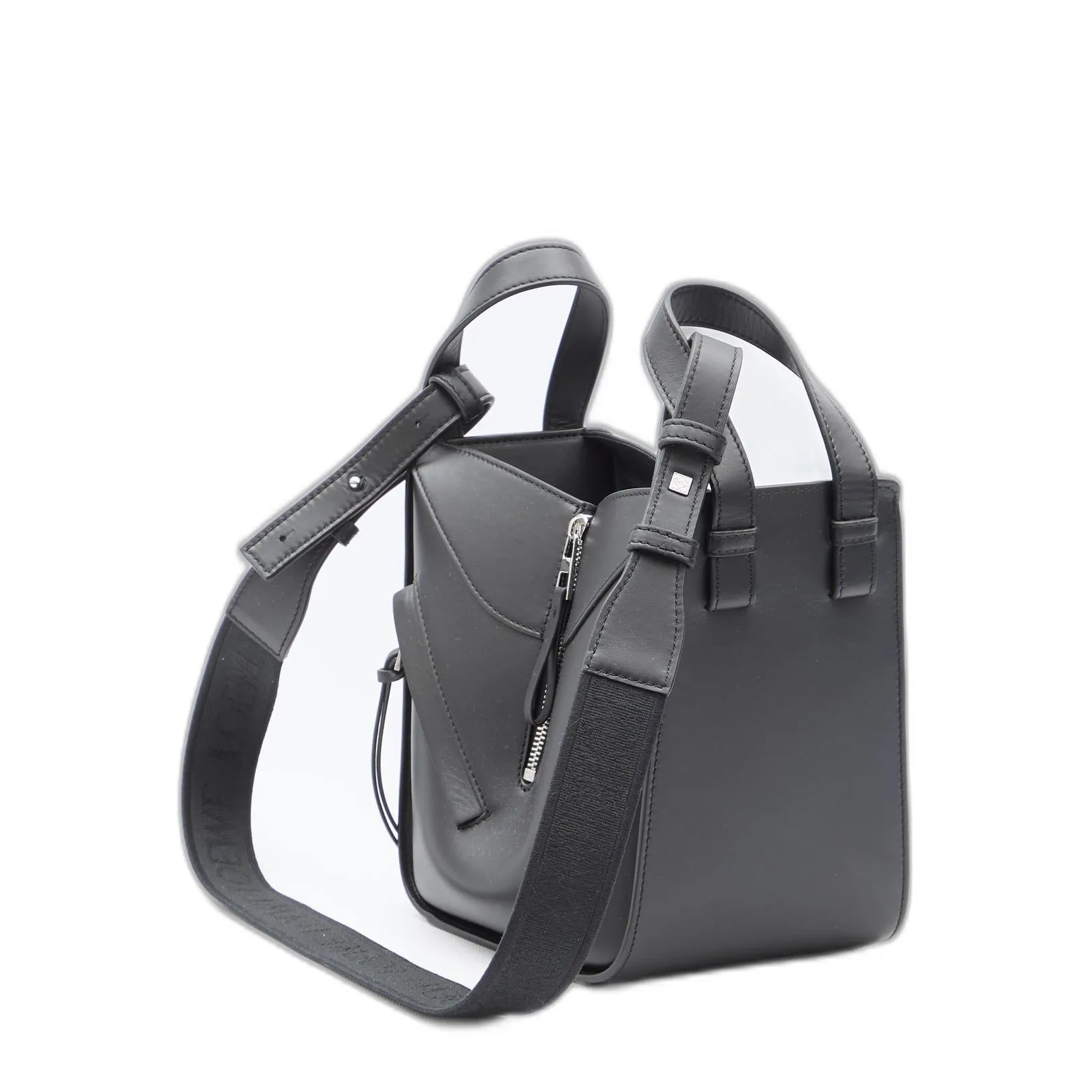 Compact Hammock Bag In Satin Calfskin