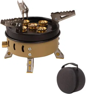 Compact Size Camping Portable Stoves Tourist Cooking Accessory Foldable Gasstove High Power Picnic Hiking Furn GasCooker